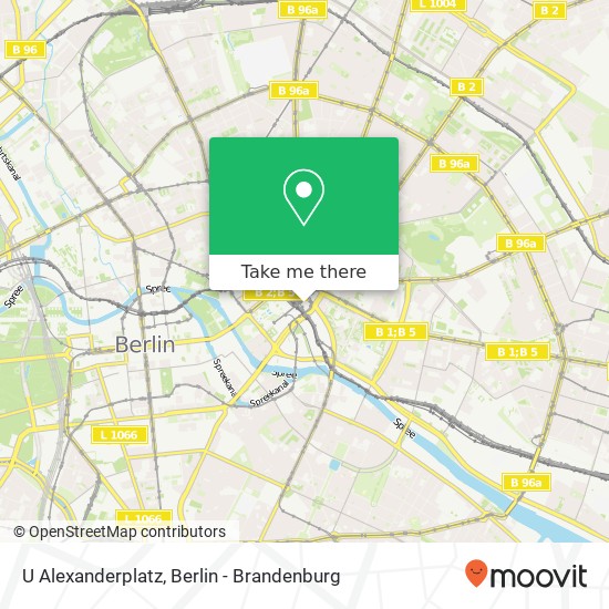 Карта U Alexanderplatz