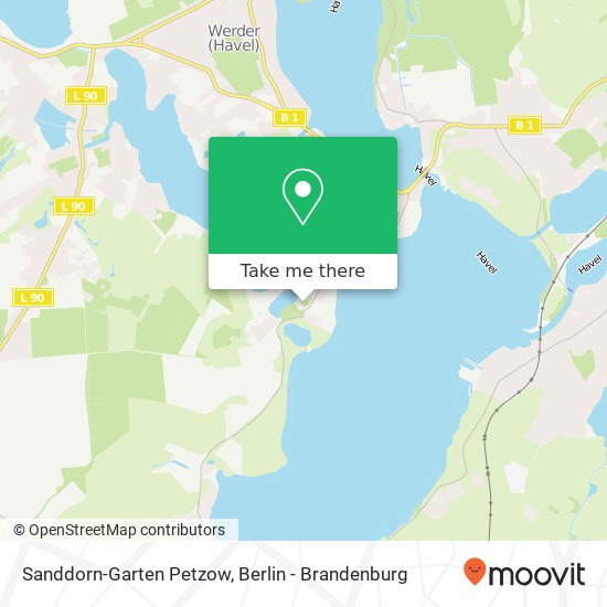Sanddorn-Garten Petzow map