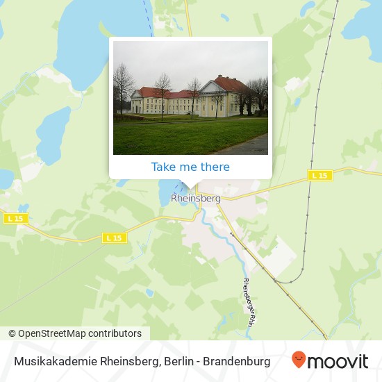 Musikakademie Rheinsberg map