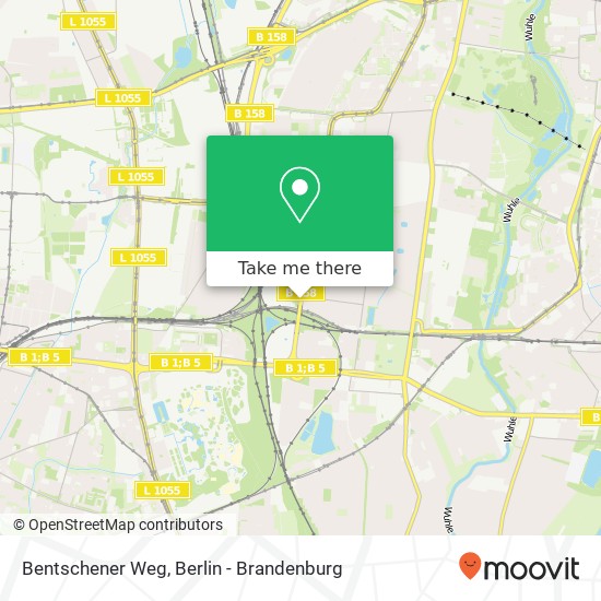 Bentschener Weg map