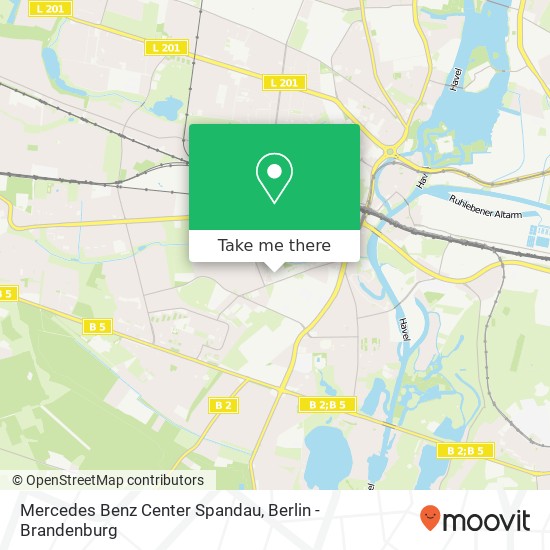 Mercedes Benz Center Spandau map