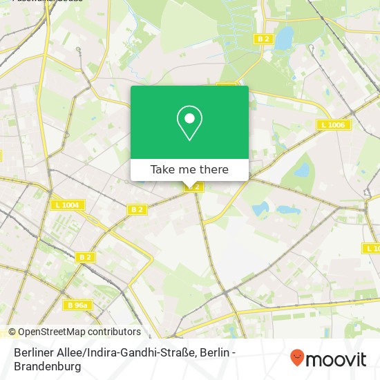 Berliner Allee / Indira-Gandhi-Straße map
