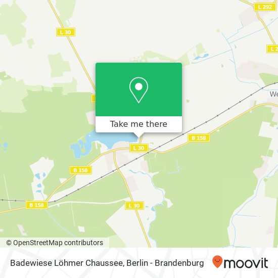 Карта Badewiese Löhmer Chaussee