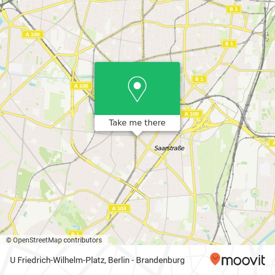 U Friedrich-Wilhelm-Platz map