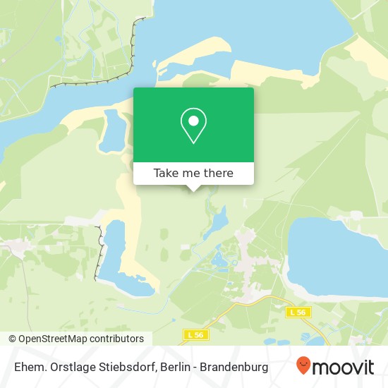 Карта Ehem. Orstlage Stiebsdorf