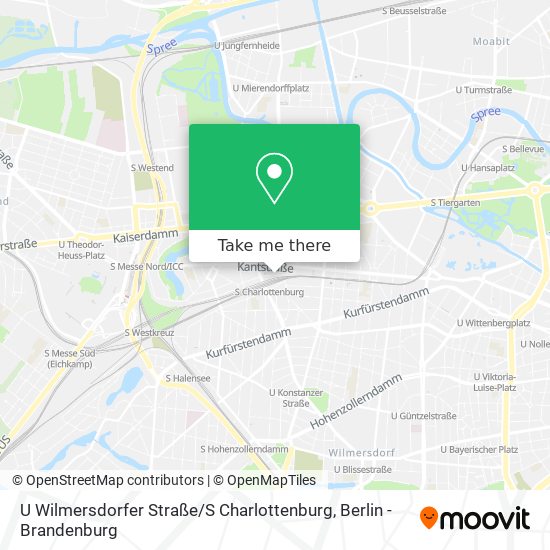 Карта U Wilmersdorfer Straße / S Charlottenburg