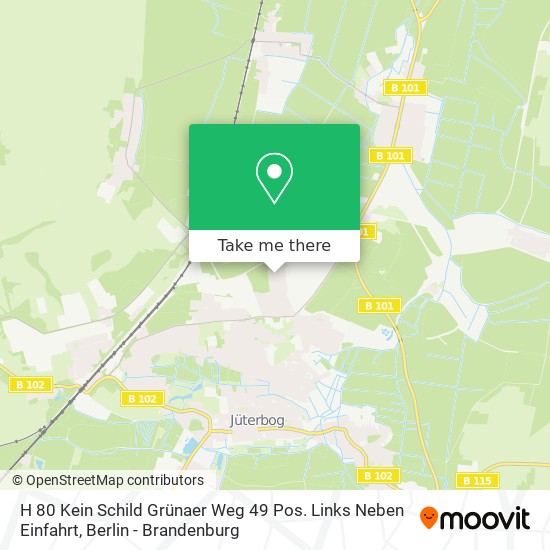 H 80 Kein Schild Grünaer Weg 49 Pos. Links Neben Einfahrt map