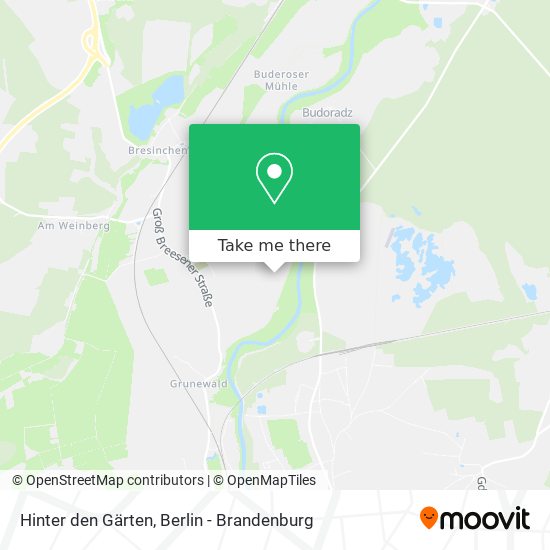 Hinter den Gärten map