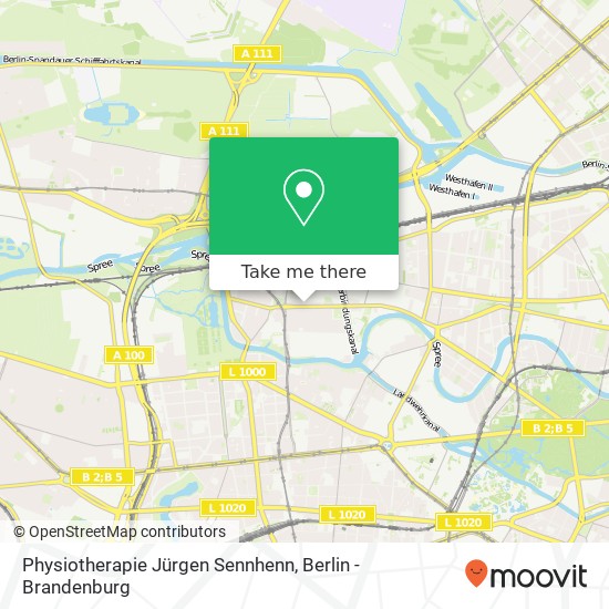 Physiotherapie Jürgen Sennhenn map