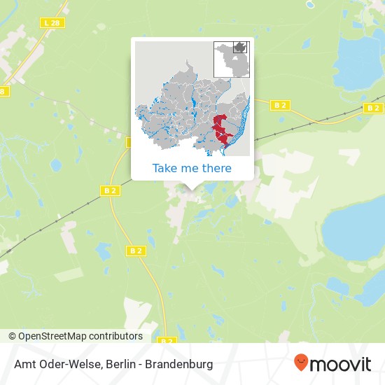 Amt Oder-Welse map