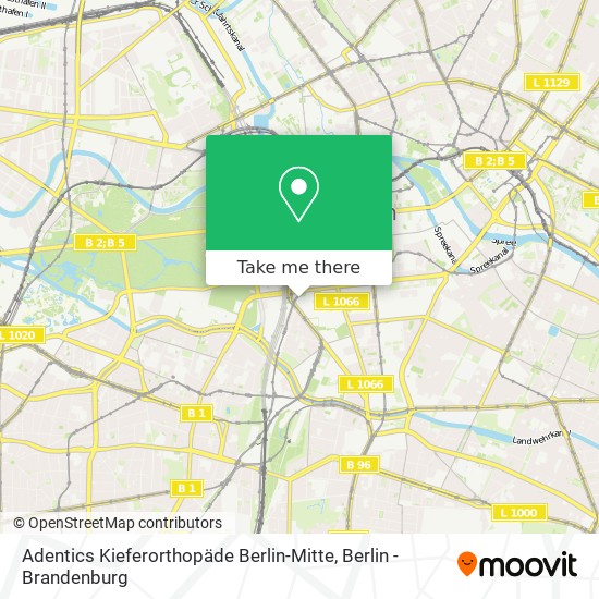 Adentics Kieferorthopäde Berlin-Mitte map