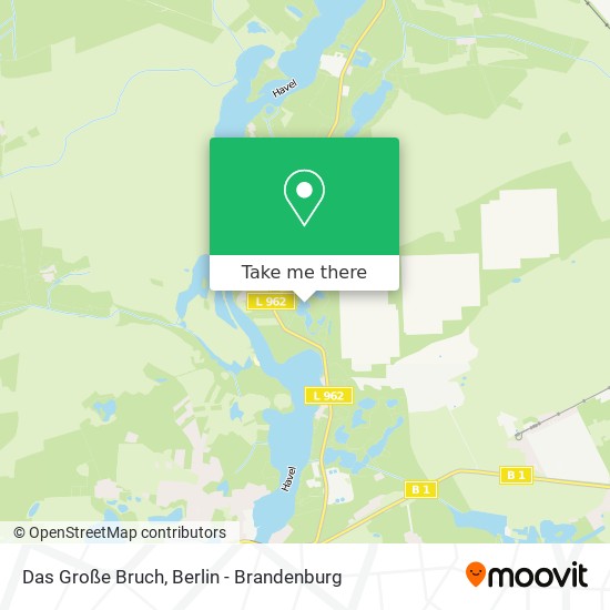 Das Große Bruch map