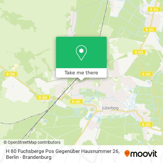 H 80 Fuchsberge Pos Gegenüber Hausnummer 26 map