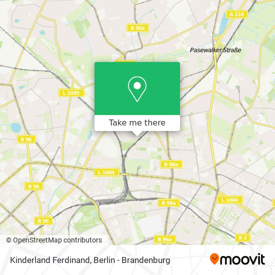Kinderland Ferdinand map