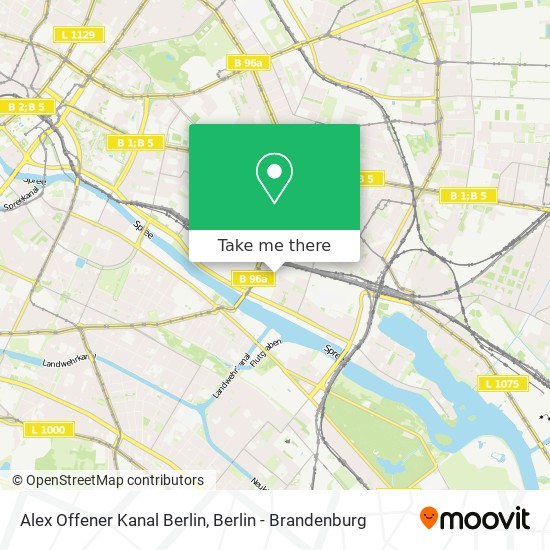 Alex Offener Kanal Berlin map