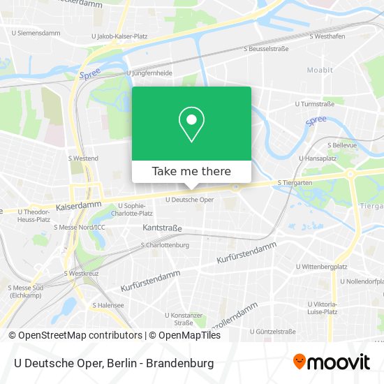 U Deutsche Oper map
