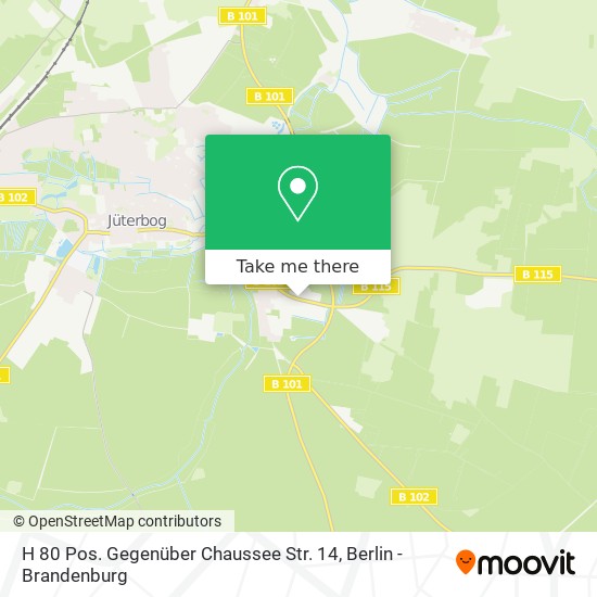 H 80 Pos. Gegenüber Chaussee Str. 14 map