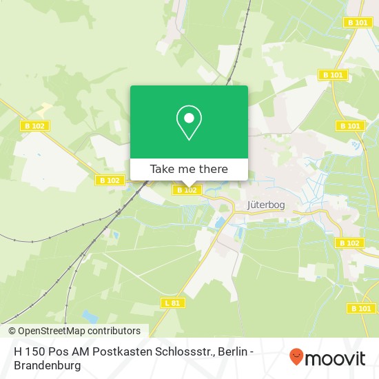 H 150 Pos AM Postkasten Schlossstr. map