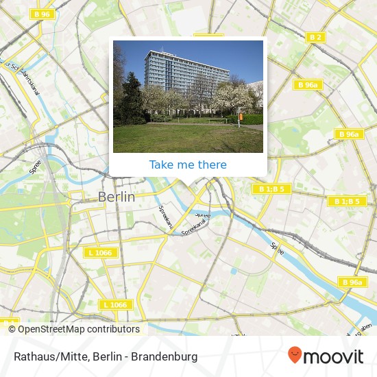Rathaus/Mitte map