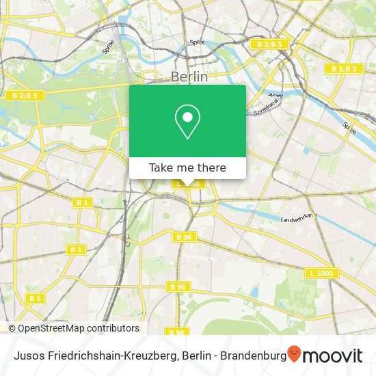Jusos Friedrichshain-Kreuzberg map