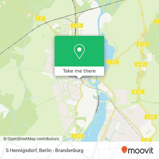 S Hennigsdorf map