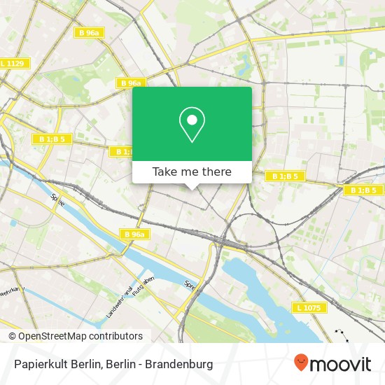 Карта Papierkult Berlin