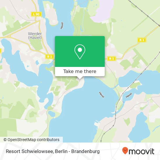 Resort Schwielowsee map