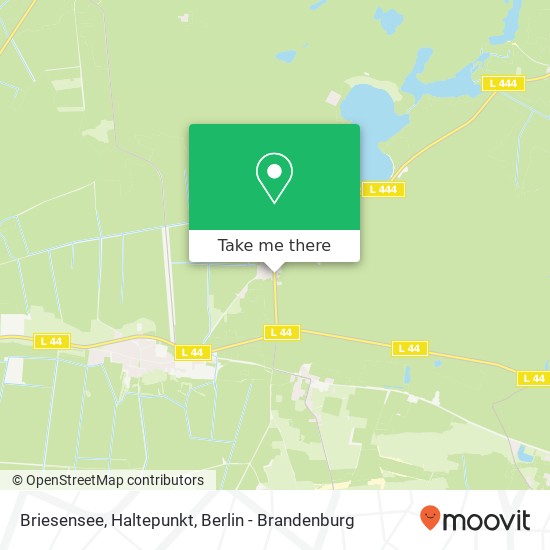 Карта Briesensee, Haltepunkt