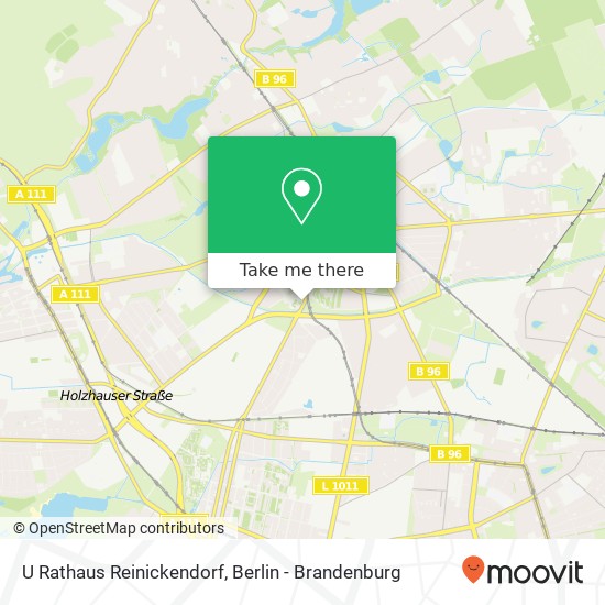 U Rathaus Reinickendorf map