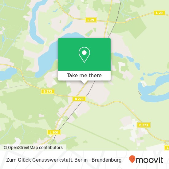 Карта Zum Glück Genusswerkstatt