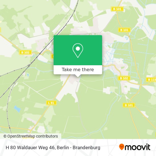 H 80 Waldauer Weg 46 map