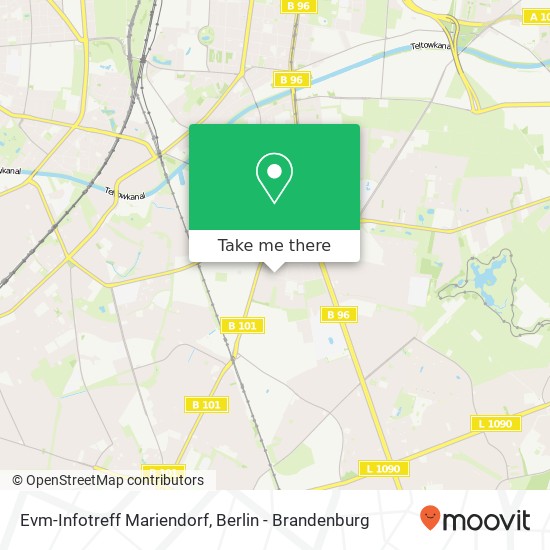 Evm-Infotreff Mariendorf map