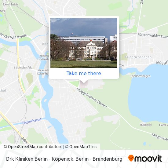 Drk Kliniken Berlin - Köpenick map