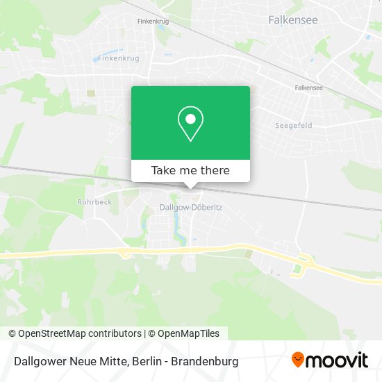 Карта Dallgower Neue Mitte