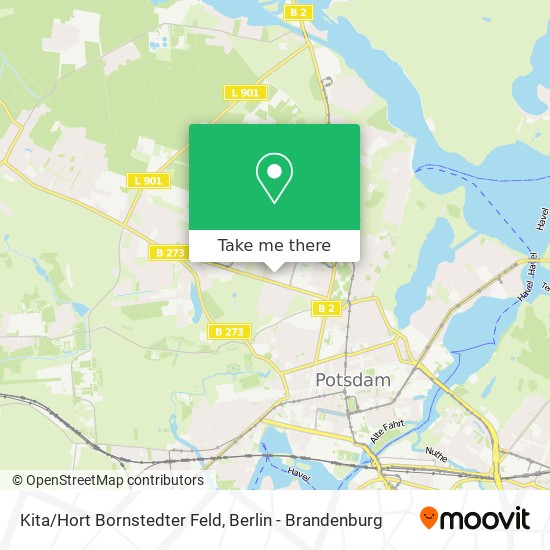 Карта Kita/Hort Bornstedter Feld