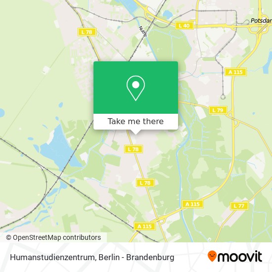 Humanstudienzentrum map