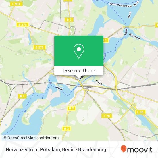 Nervenzentrum Potsdam map