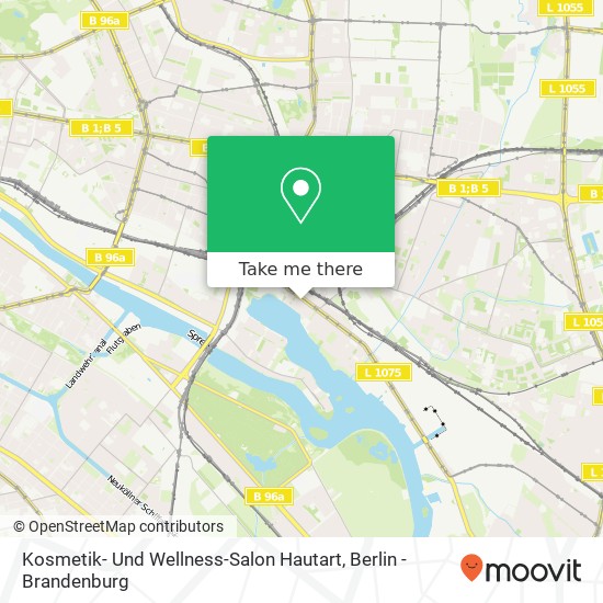 Карта Kosmetik- Und Wellness-Salon Hautart
