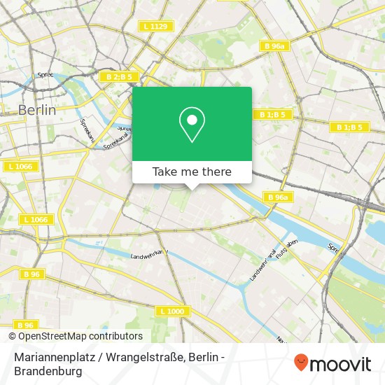 Mariannenplatz / Wrangelstraße map