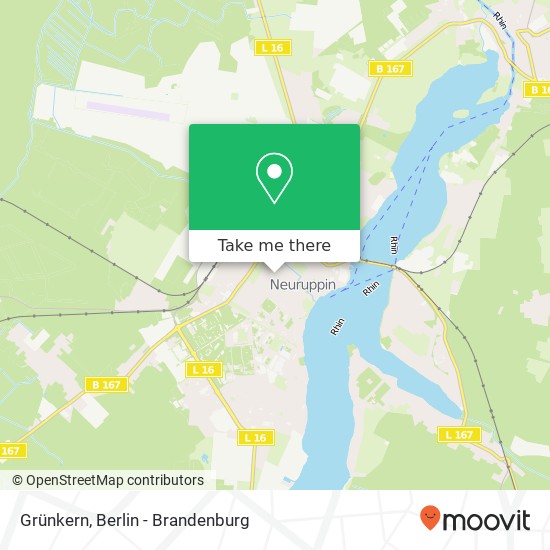 Grünkern map