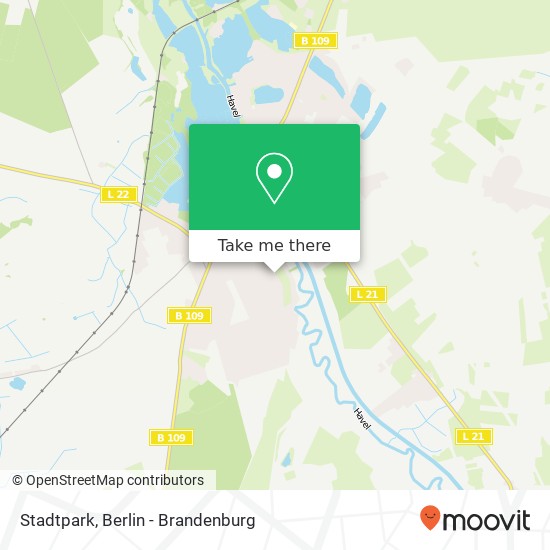 Stadtpark map