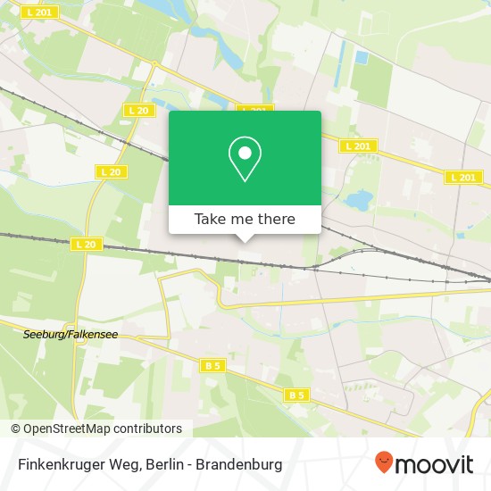 Finkenkruger Weg map