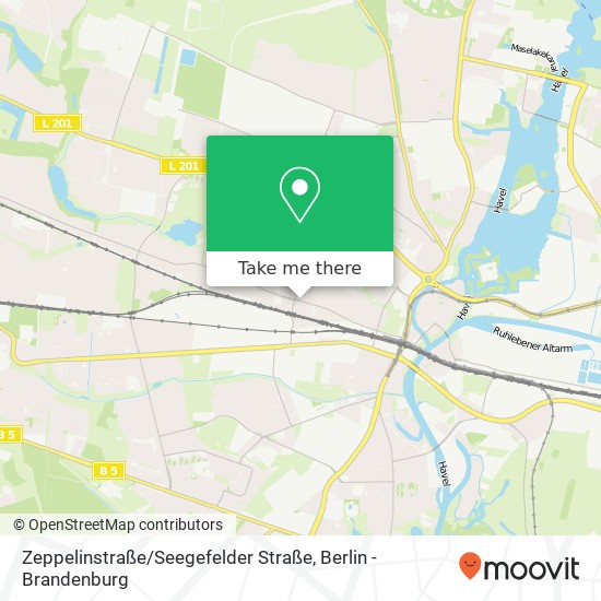 Zeppelinstraße / Seegefelder Straße map