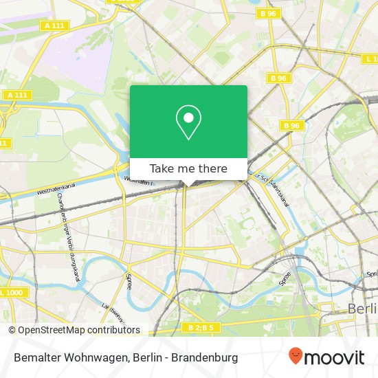 Bemalter Wohnwagen map