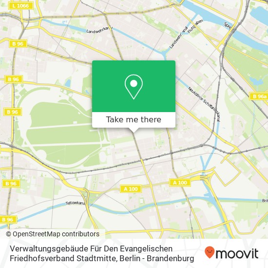 Verwaltungsgebäude Für Den Evangelischen Friedhofsverband Stadtmitte map