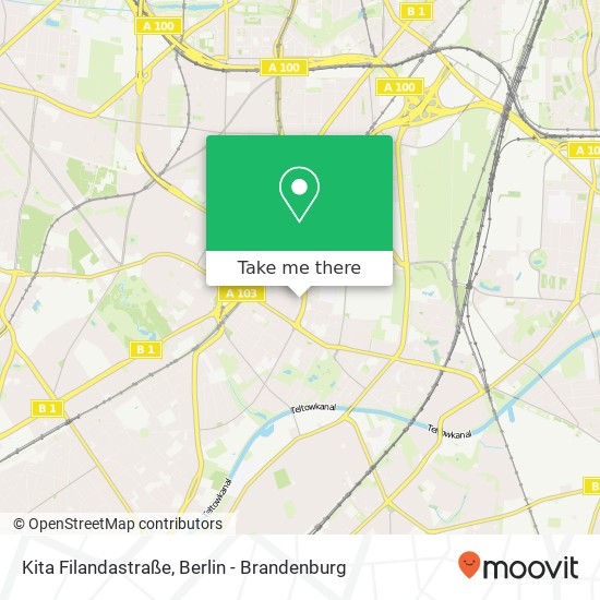 Карта Kita Filandastraße