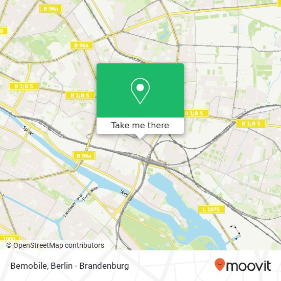 Bemobile map