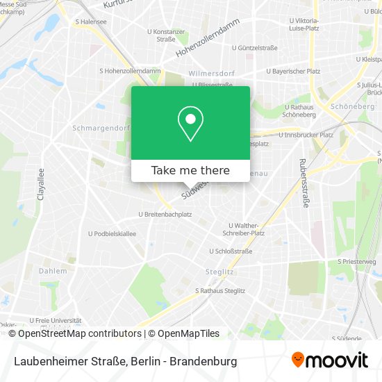 Карта Laubenheimer Straße