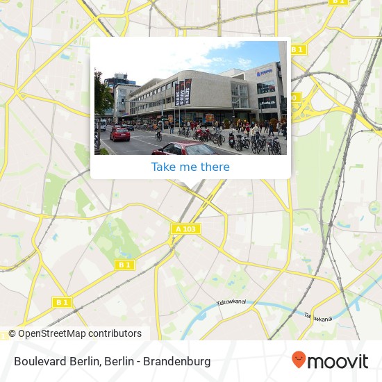 Boulevard Berlin map