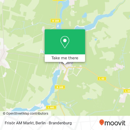 Карта Frisör AM Markt